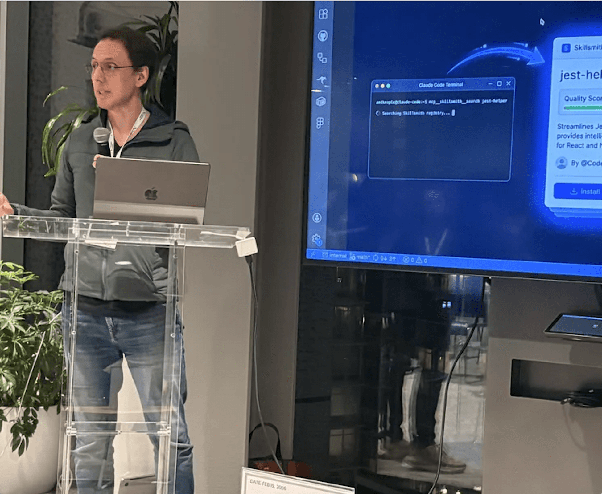 Ryan teaching at a workshop